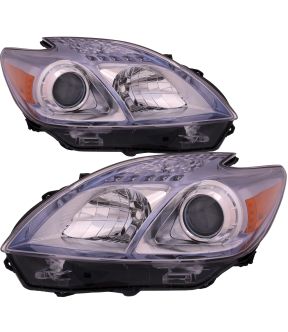 Headlight Set For 10-11 Toyota Prius; CAPA Certified