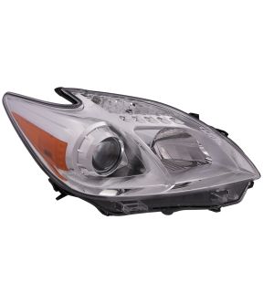 Right Passenger Side Headlight For 12-15 Toyota Prius; CAPA Certified
