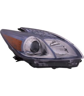 Right Passenger Side Headlight For 12-15 Toyota Prius Plug-In; CAPA Certified