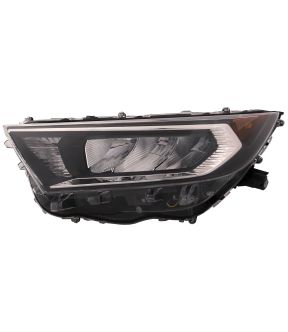 Left Driver Side Headlight For 19-22 Toyota RAV4; CAPA Certified