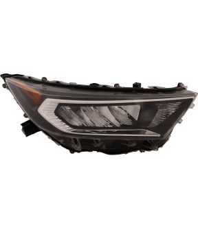 Right Passenger Side Headlight For 19-22 Toyota RAV4; CAPA Certified