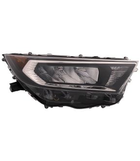 Right Passenger Side Headlight For 19-22 Toyota RAV4; CAPA Certified