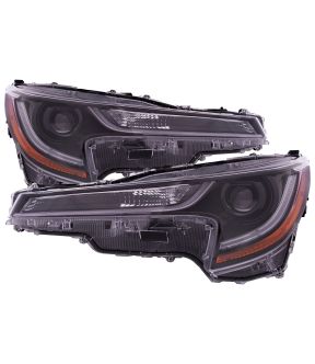 Headlight Set For 20-22 Toyota Corolla