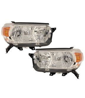Headlight Set For 10-13 Toyota 4Runner; CAPA Certified