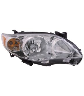 Right Passenger Side Headlight For 11-13 Toyota Corolla; CAPA Certified