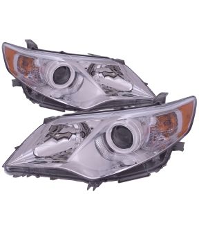 Headlight Set For 12-14 Toyota Camry; CAPA Certified