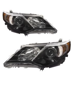 Headlight Set For 12-14 Toyota Camry; CAPA Certified