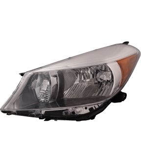 Left Driver Side Headlight For 12-14 Toyota Yaris; CAPA Certified
