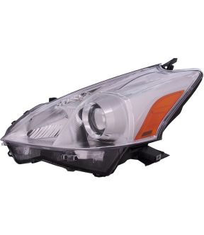 Left Driver Side Headlight For 12-14 Toyota Prius V; CAPA Certified