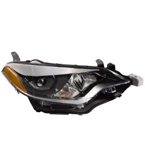 Right Passenger Side Headlight For 14-16 Toyota Corolla; CAPA Certified