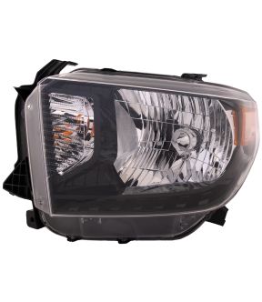 Left Driver Side Headlight For 15-17 Toyota Tundra; CAPA Certified