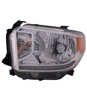 Left Driver Side Headlight For 14-17 Toyota Tundra; CAPA Certified