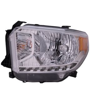 Left Driver Side Headlight For 14-17 Toyota Tundra; CAPA Certified