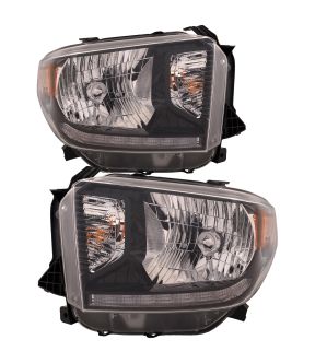 Headlight Set For 18-21 Toyota Tundra; CAPA Certified