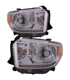 Headlight Set For 14-17 Toyota Tundra; CAPA Certified