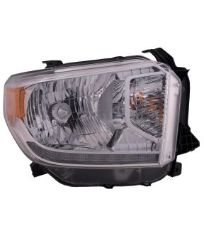 Right Passenger Side Headlight For 14-17 Toyota Tundra; CAPA Certified