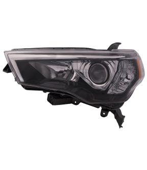 Left Driver Side Headlight For 14-21 Toyota 4Runner; CAPA Certified