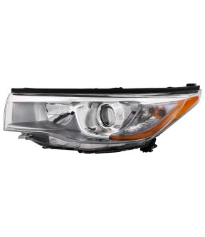 Left Driver Side Headlight For 14-16 Toyota Highlander; CAPA Certified