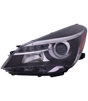 Left Driver Side Headlight For 15-17 Toyota Yaris; CAPA Certified