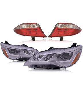 Headlight Set For 15-17 Toyota Camry; CAPA Certified