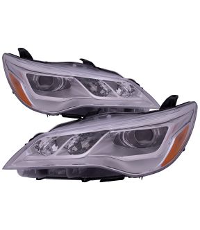 Headlight Set For 15-17 Toyota Camry; CAPA Certified