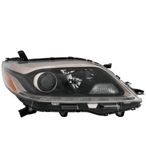 Right Passenger Side Headlight For 15-20 Toyota Sienna; CAPA Certified