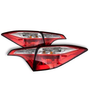Tail Light Set For 14-16 Toyota Corolla; CAPA Certified