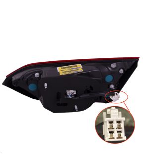 Left Driver Side Back Up Light For 18-19 Toyota Camry; CAPA Certified