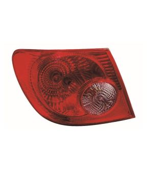 Left Driver Side Tail Light For 05-08 Toyota Corolla; CAPA Certified