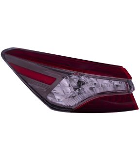 Left Driver Side Tail Light For 18-20 Toyota Camry; CAPA Certified