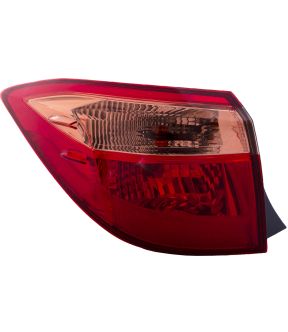 Left Driver Side Tail Light For 17-19 Toyota Corolla; CAPA Certified