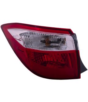 Left Driver Side Tail Light For 14-16 Toyota Corolla; CAPA Certified