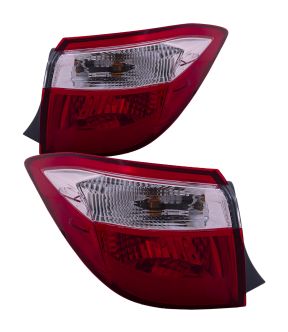 Tail Light Set For 14-16 Toyota Corolla; CAPA Certified