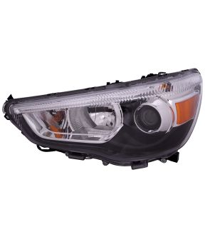 Left Driver Side Headlight For 11-19 Mitsubishi Outlander Sport, 11-19 Mitsubishi RVR; CAPA Certified