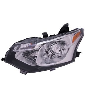 Left Driver Side Headlight For 14-15 Mitsubishi Outlander; CAPA Certified