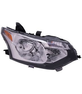 Right Passenger Side Headlight For 14-15 Mitsubishi Outlander; CAPA Certified