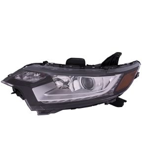 Left Driver Side Headlight For 16-20 Mitsubishi Outlander; CAPA Certified