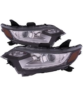 Headlight Set For 16-20 Mitsubishi Outlander; CAPA Certified