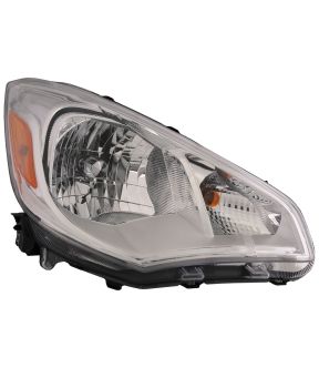 Right Passenger Side Headlight For 17-20 Mitsubishi Mirage G4; CAPA Certified