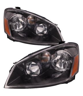 Headlight Set For 05-06 Nissan Altima; CAPA Certified