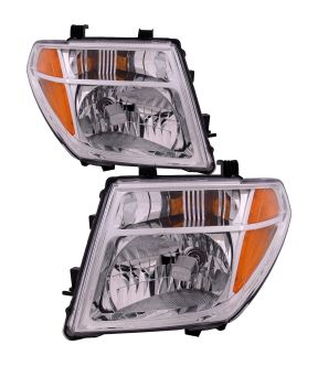 Headlight Set For 05-08 Nissan Frontier, 05-07 Nissan Pathfinder; CAPA Certified