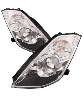 Headlight Set For 06-09 Nissan 350Z