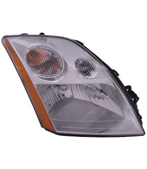 Right Passenger Side Headlight For 07-09 Nissan Sentra; CAPA Certified
