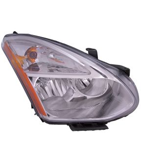 Right Passenger Side Headlight For 09-10 Nissan Rogue; CAPA Certified