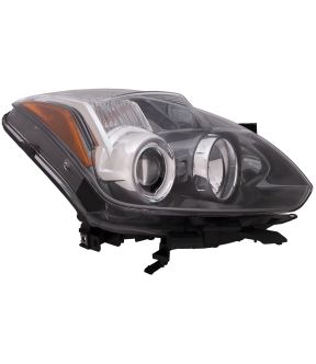 Right Passenger Side Headlight For 10-13 Nissan Altima; CAPA Certified