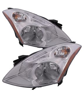 Headlight Set For 10-12 Nissan Altima; CAPA Certified