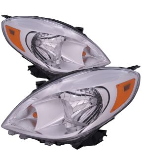 Headlight Set For 12-14 Nissan Versa; CAPA Certified