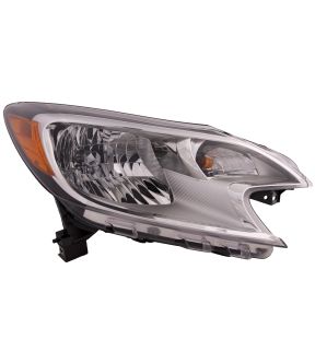 Right Passenger Side Headlight For 15-16 Nissan Versa Note; CAPA Certified
