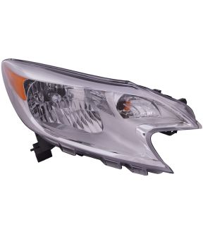 Right Passenger Side Headlight For 14-16 Nissan Versa Note; CAPA Certified
