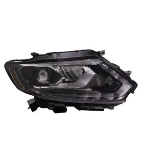Right Passenger Side Headlight For 14-16 Nissan Rogue; CAPA Certified